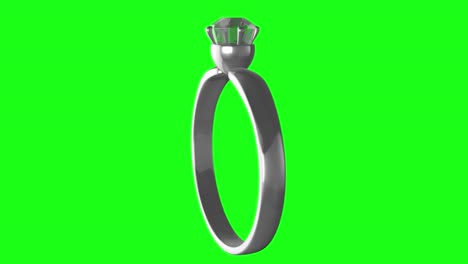 hermoso anillo de bodas y anillo de compromiso, llave de croma