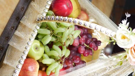 ornate fruit basket