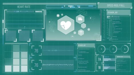 Digitale-Animation-Der-Digitalen-Schnittstelle-Zur-Medizinischen-Datenverarbeitung-Vor-Grünem-Hintergrund