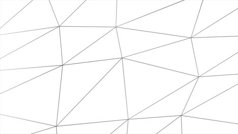 seamless white abstract pattern. geometric triangles and polygons loop background.