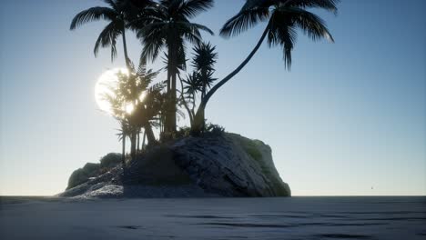 isla tropical de las maldivas