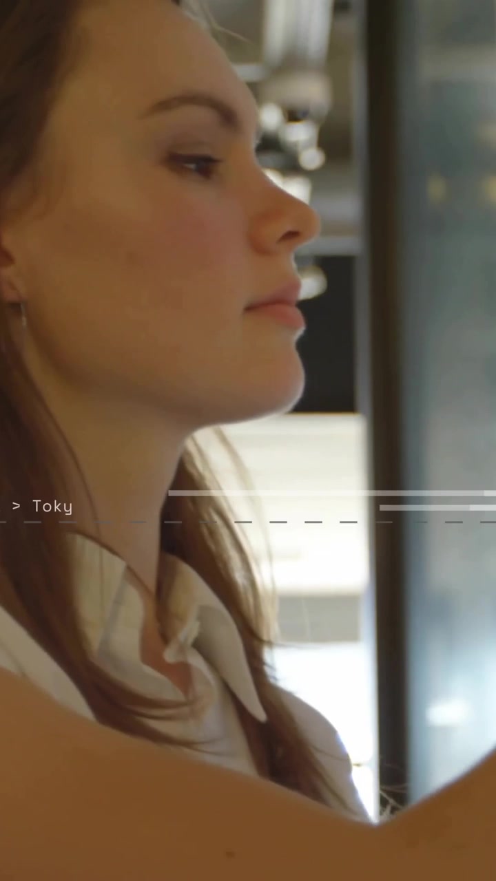 Animation of financial data processing over caucasian businesswoman using tablet in office