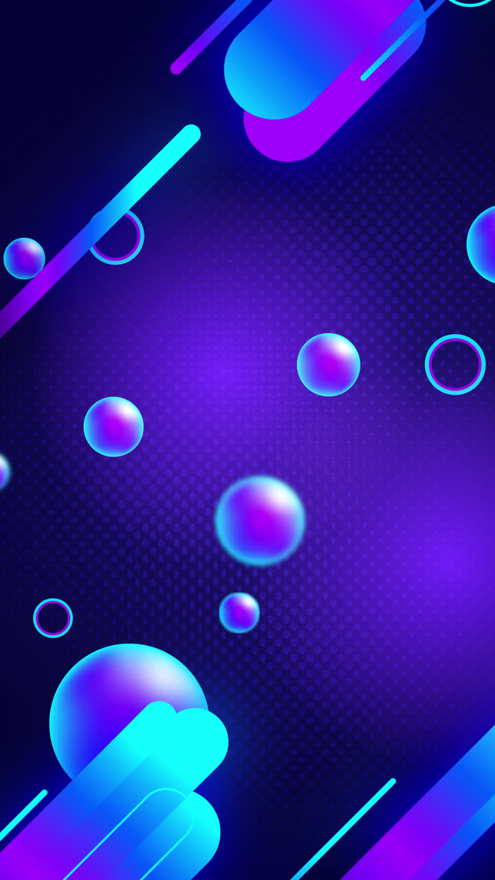 diseño geométrico de neón abstracto