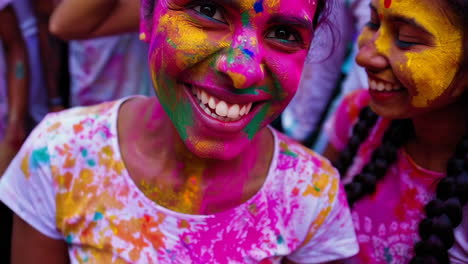 celebración del holi