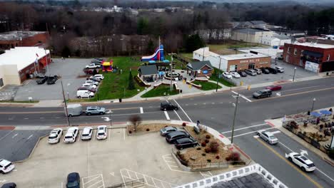 Christmas-Festival-inflatables-in-Mocksville,-North-Carolina