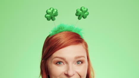 Part-of-woman's-head-in-studio-shot