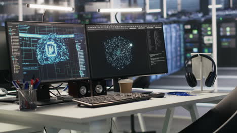 vertical video data center workstation equipped with machine learning software