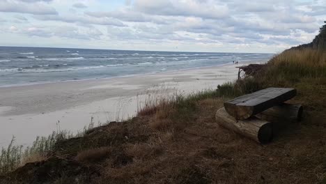 windy day at the beach
