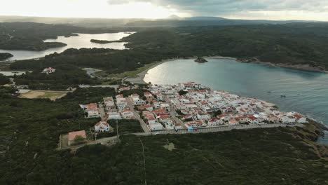 luxury property sits on the waters edge in island town of es grau, menorca