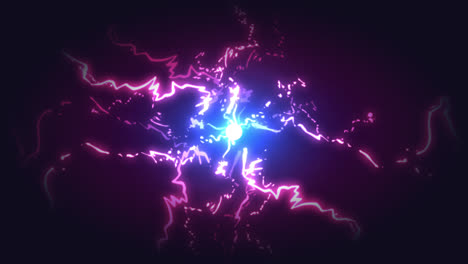 explosión de energía brillante abstracta