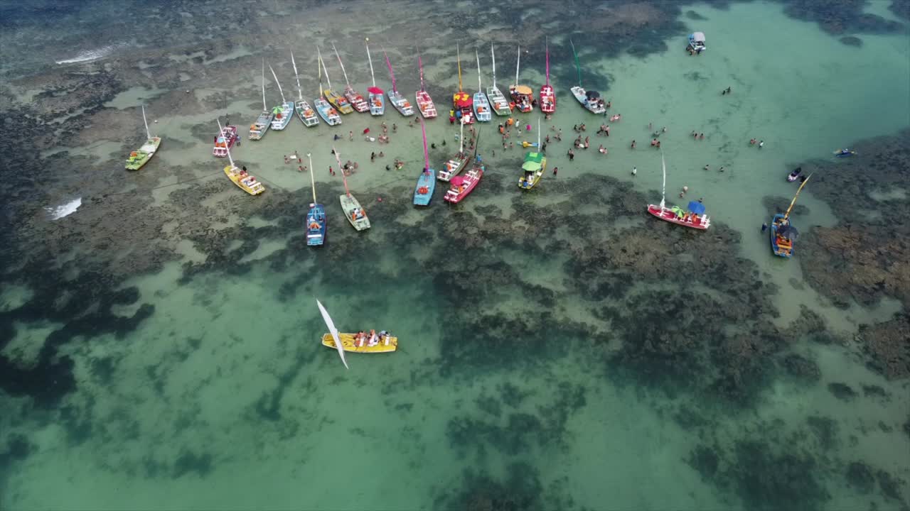 Maceió, Brasile, ripresa con drone: leggendarie spiagge brasiliane