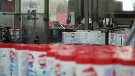 automated packaging line for cleaning products