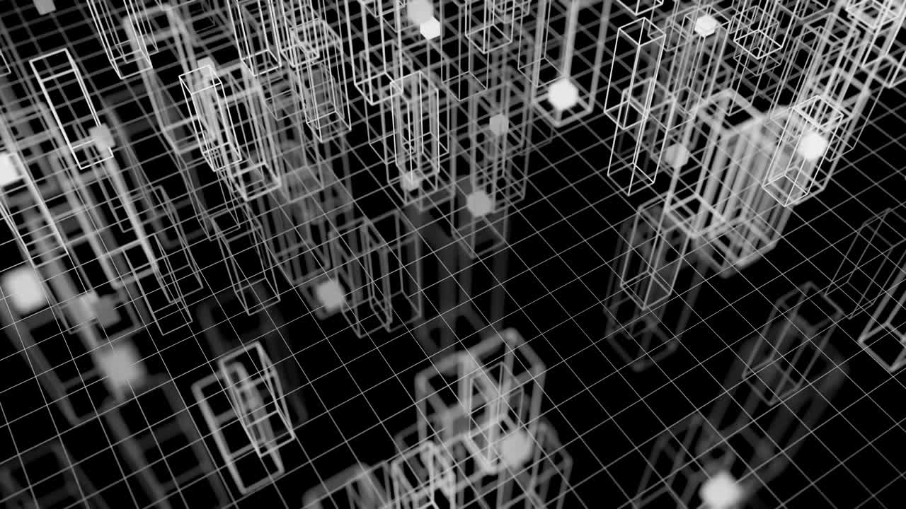 4K Cloud Computing Storage Concept.