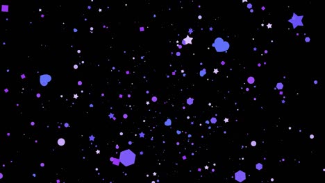 particle pop abstract effect background