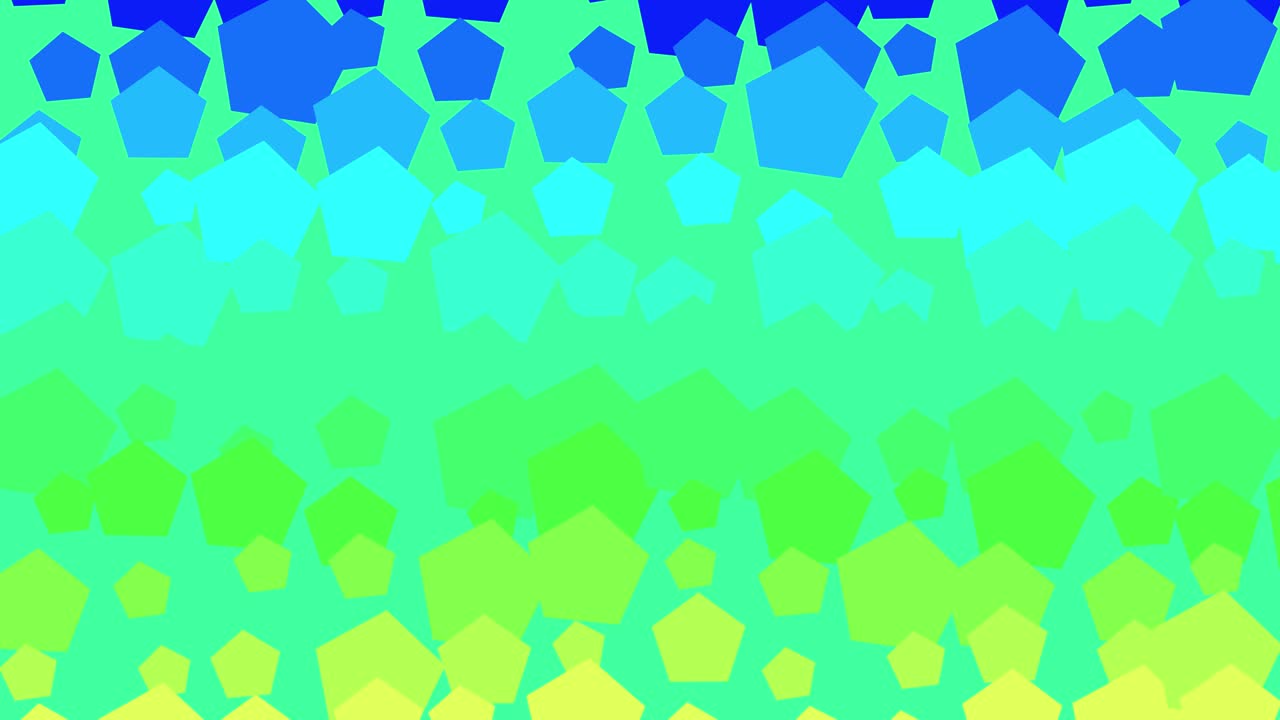 4k animated background of colorful geometric shapes