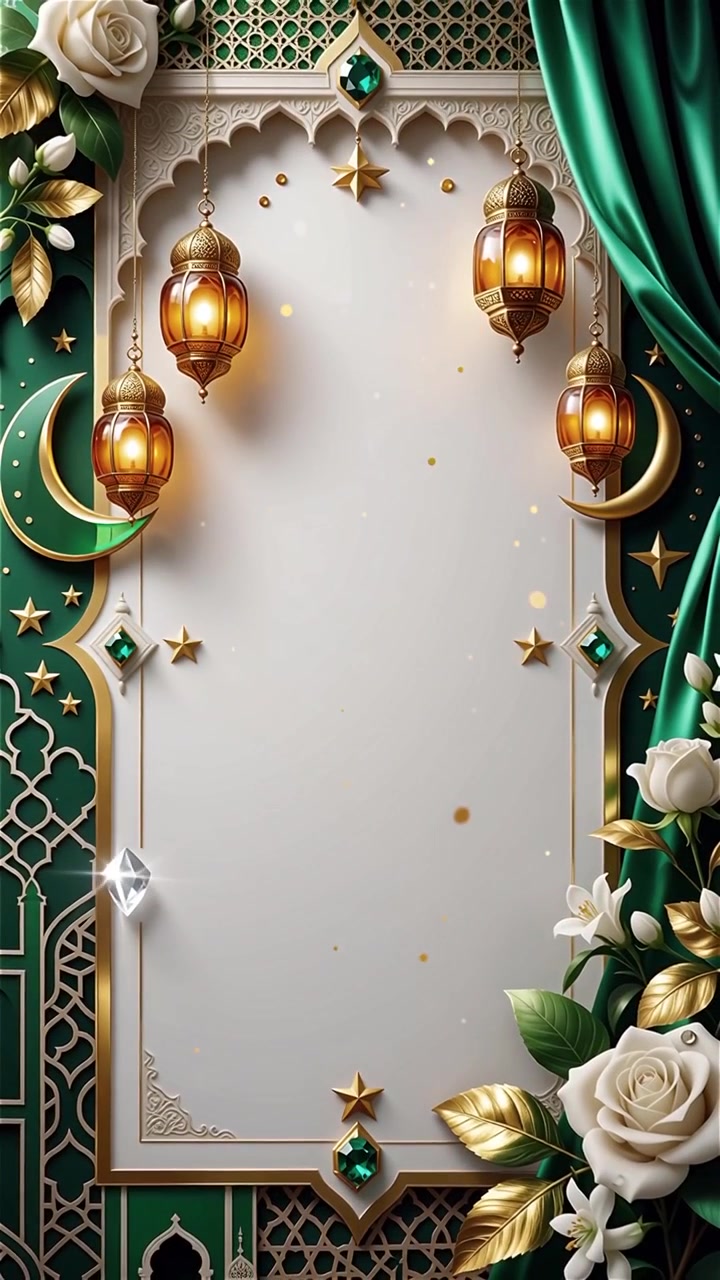 Compleanno del Profeta Maometto Mawlid al-Nabi Sfondo Islamico