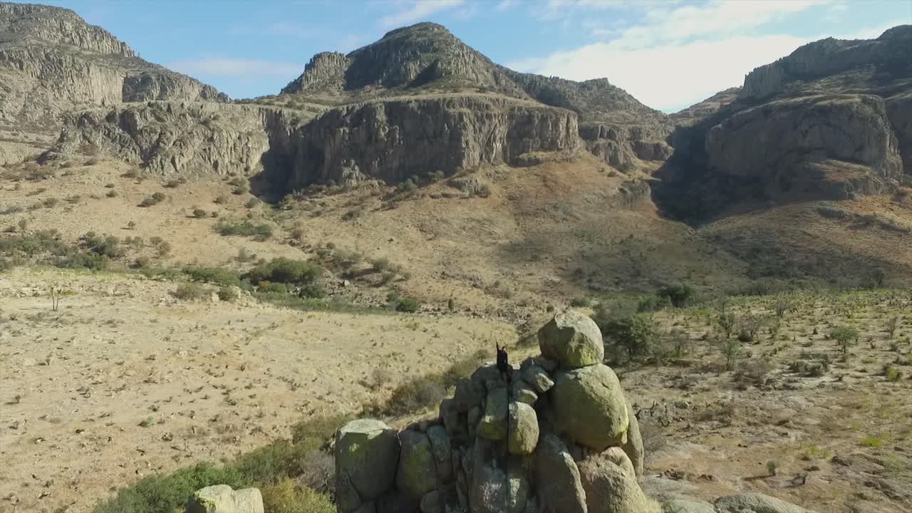 este avión no tripulado en una vida salvaje