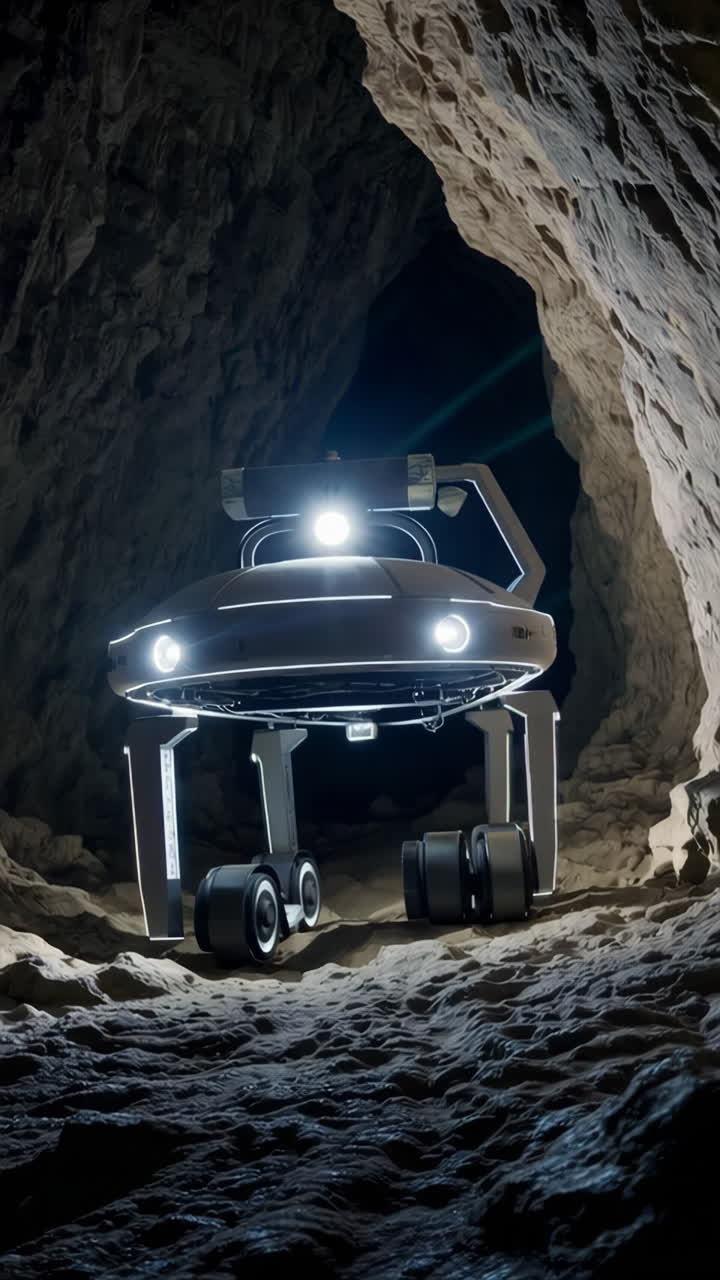 Advanced Robot Exploring a Cave