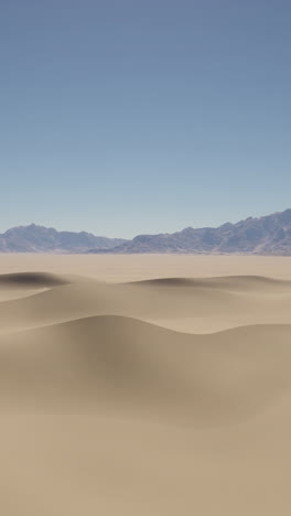 desert landscape with mountains