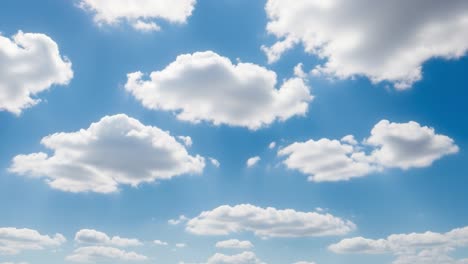 blue sky with white clouds