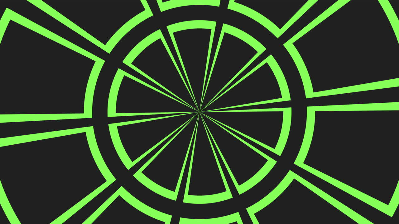 초록색 고리 패턴 착각 검은색 그라디엔트