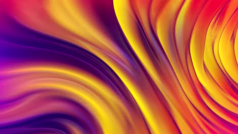 gradiente moderno teléfono móvil amarillo magenta rojo púrpura fondo de onda de color. secuencia de ciclo de bucle infinito.