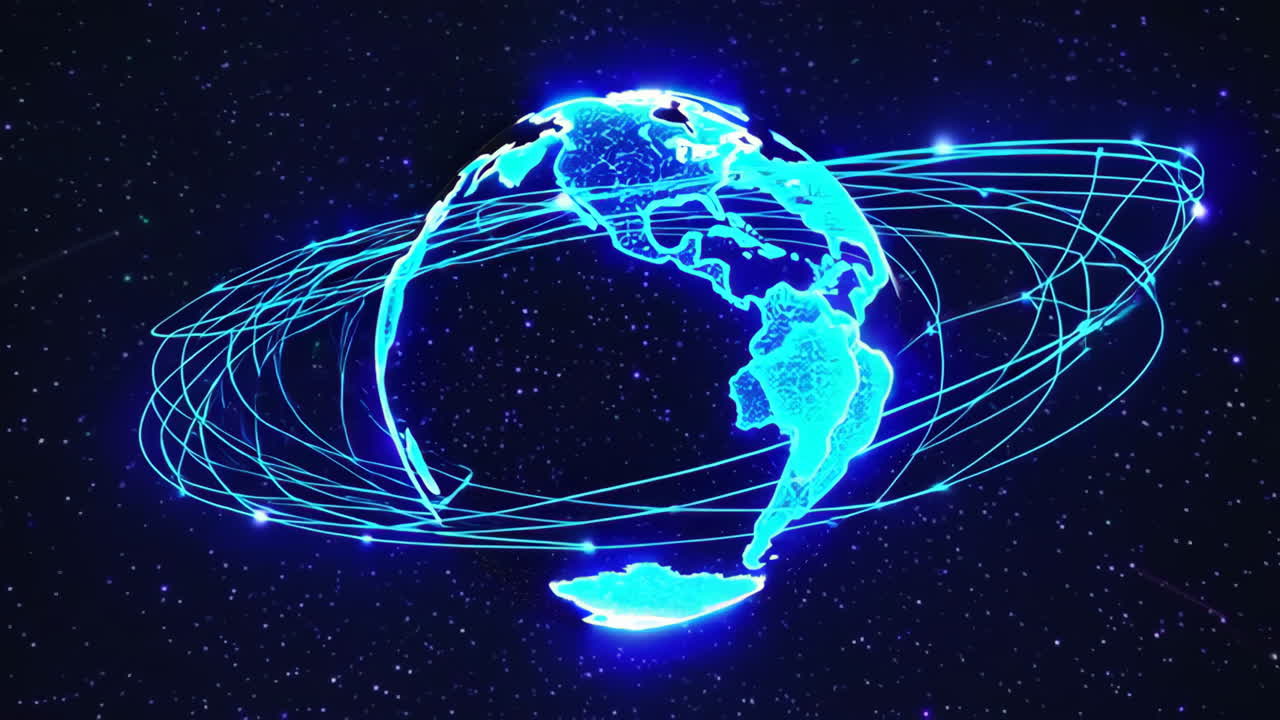 red global de la tierra