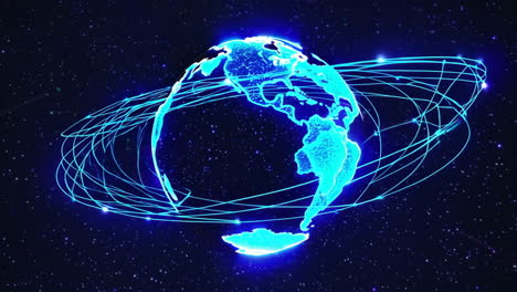 red global de la tierra