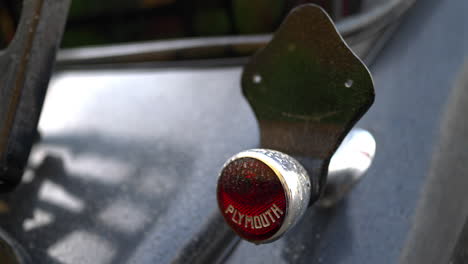 vintage plymouth tail light