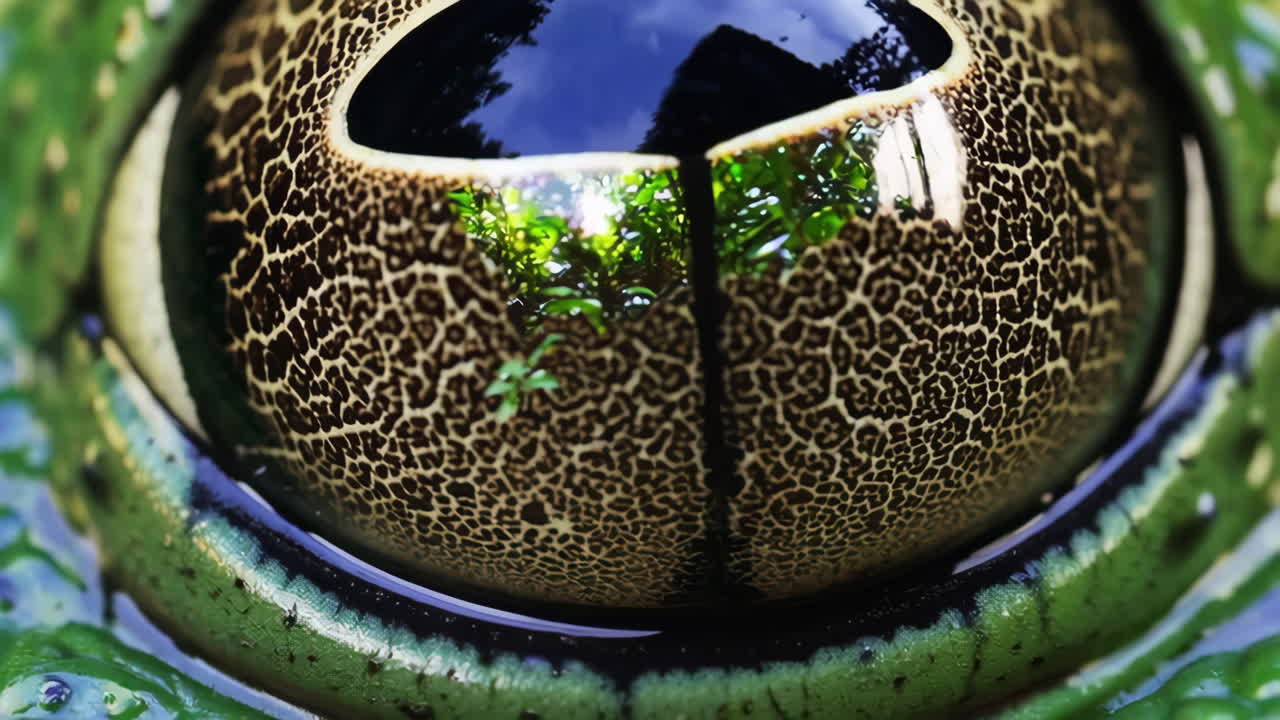 Close-up of a Frog's Eye