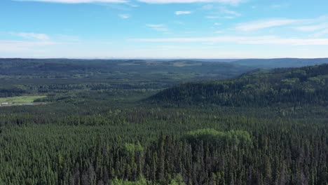 drone flies over alaska highway, revealing hidden gems of northern british columbia