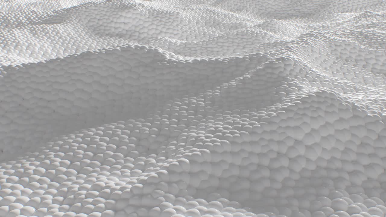 fondo abstracto ondas de lujo. maqueta de fondo blanco, material de papel blanco diseño elegante de papel tapiz. animación de bucle sin costuras