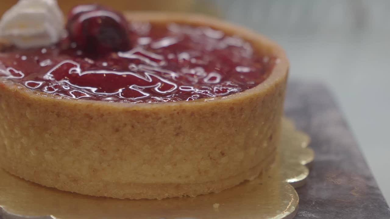 Close-up of a Delicious Fruit Tart