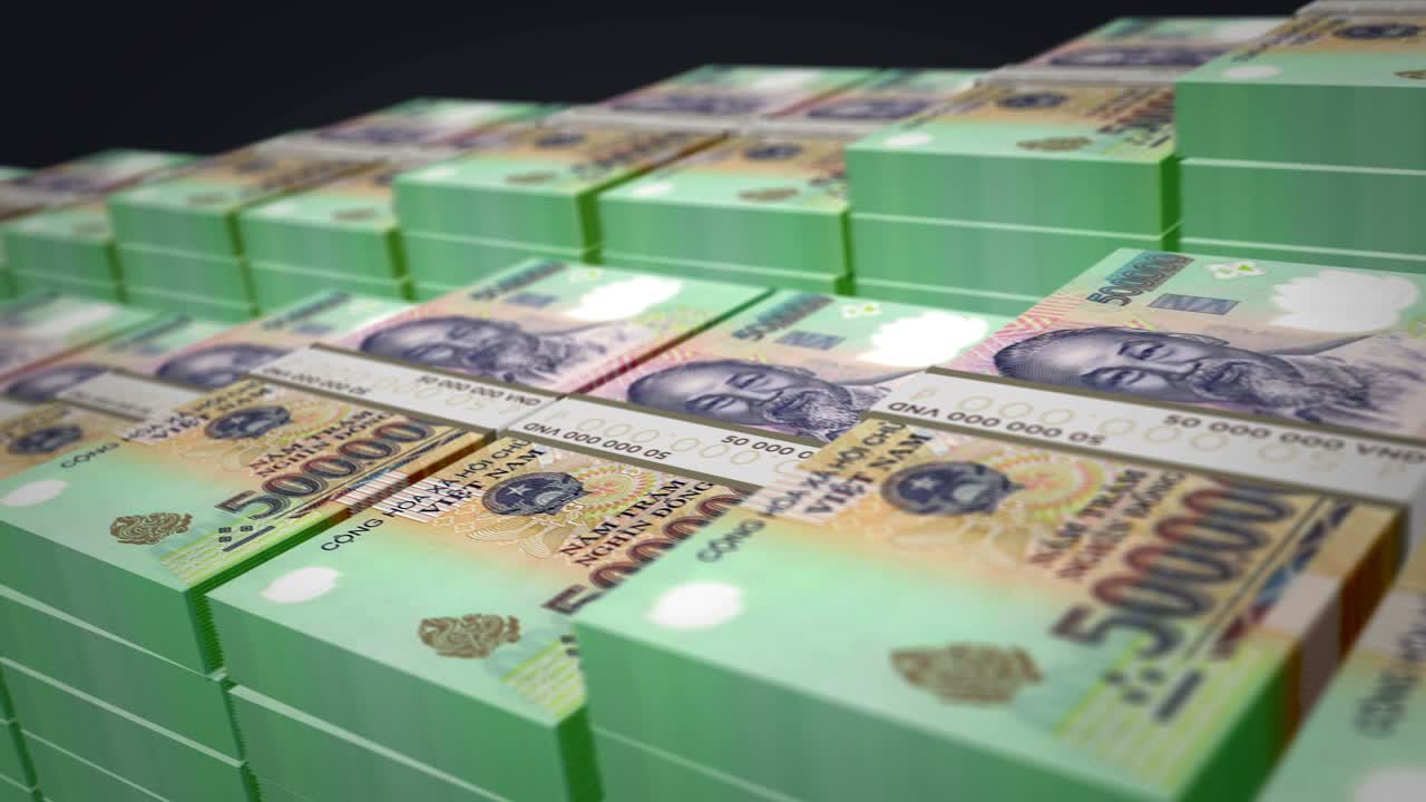 베트남 돈 은행권  성장