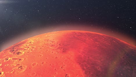el planeta marte.