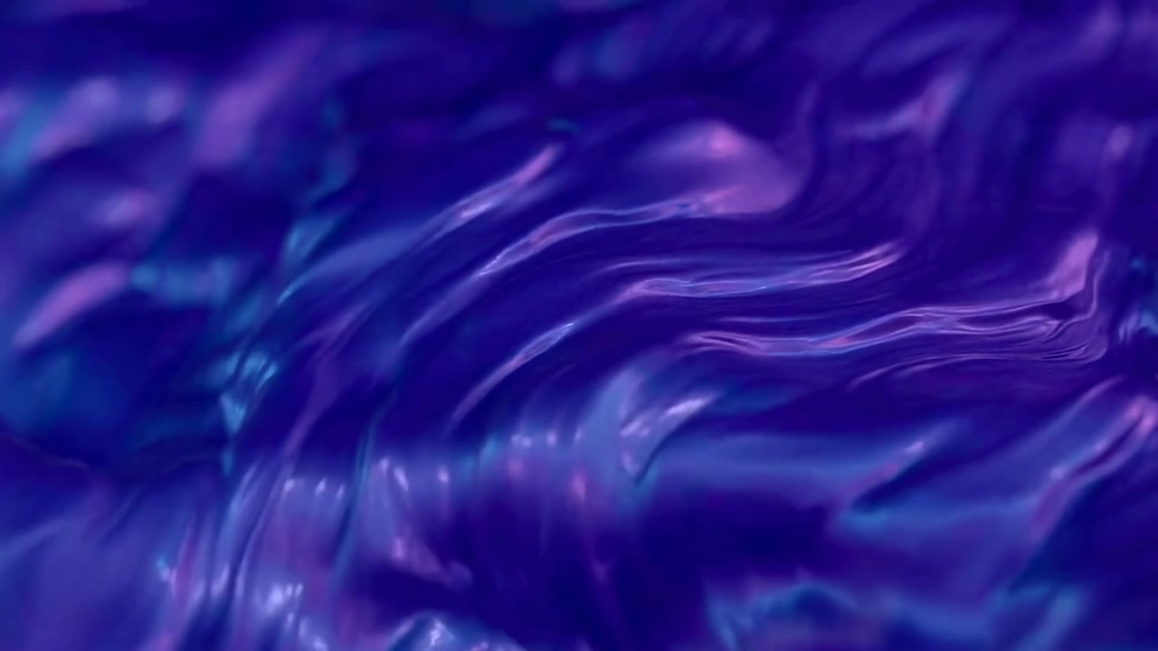 Movimento fluido astratto di una superficie liquida viola intenso