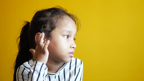 portrait of a pensive young girl