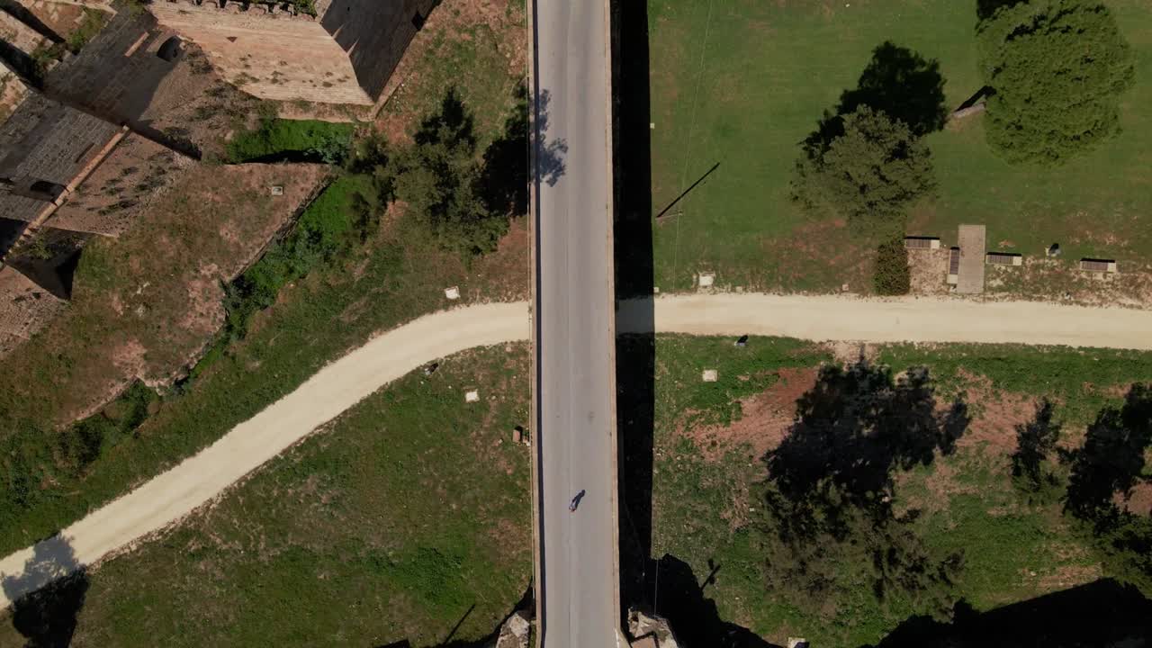 aerial 4k famagusta 성벽 도시, 오래된 도시 및 북 키프로스의 varosha 풍경