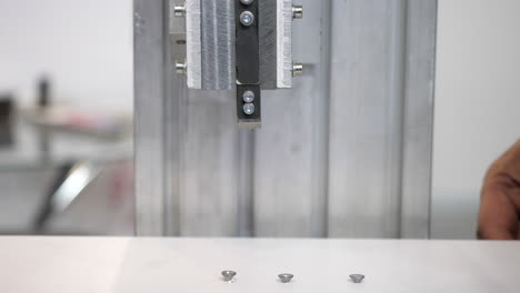 precision testing equipment for screws