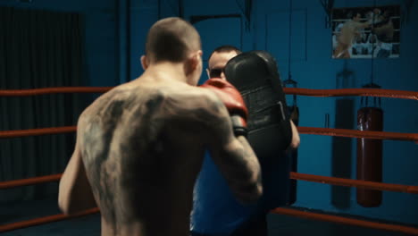 kickboxing training session