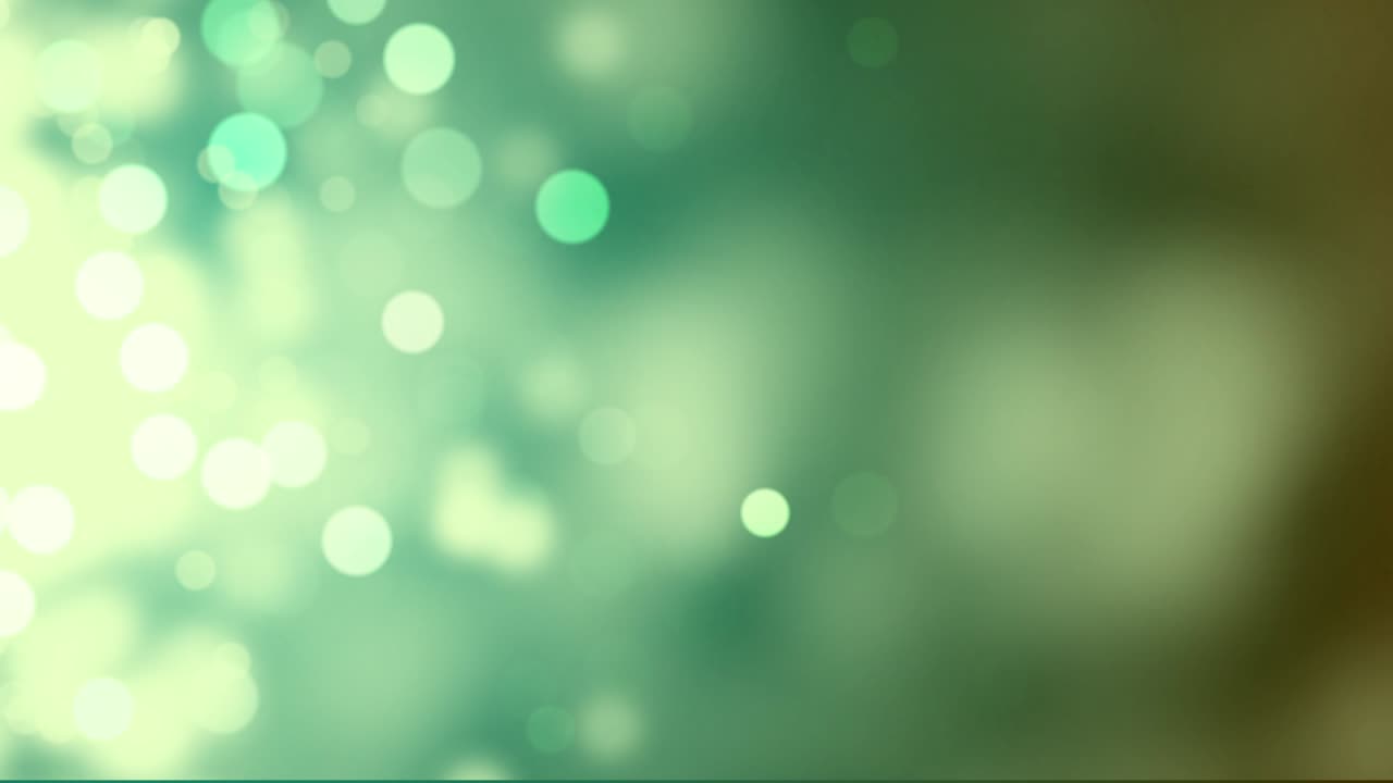 partículas parpadeantes sobre un fondo verde