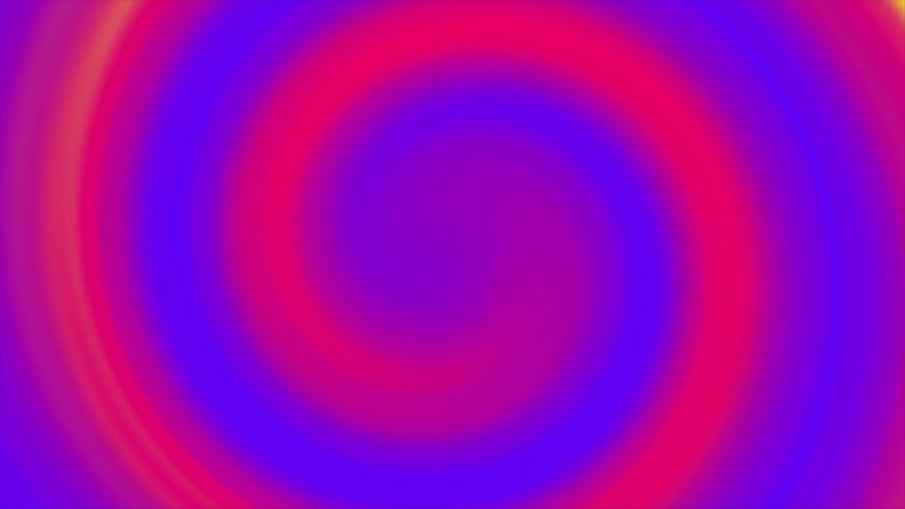 Vibrant Gradient Spiral Swirling Abstract Background Loop