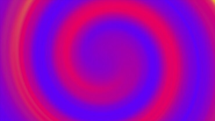 Vibrant Gradient Spiral Swirling Abstract Background Loop