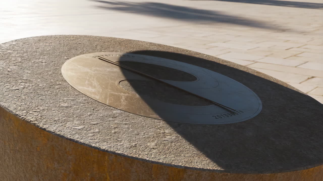 Close-up of a Sundial