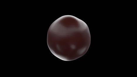animación de gotas de chocolate