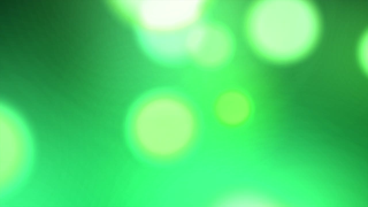 4k 영상 애니메이션에서 불빛 유출의 초점을 분해한 서클 보케 조명 배경.