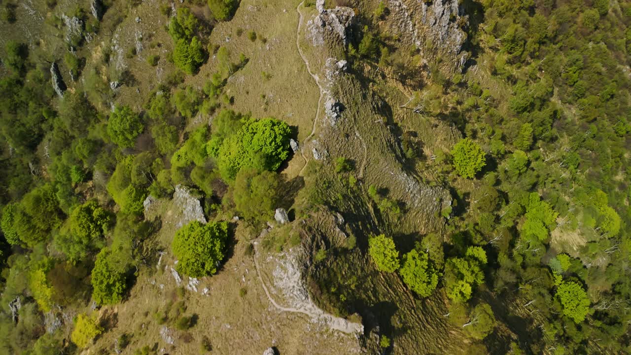 cresta montañosa durante la temporada de verano, los alpes