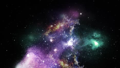 view of colors of the cosmos, the beauty of nebulae