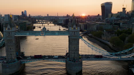 tower bridge london sunset view