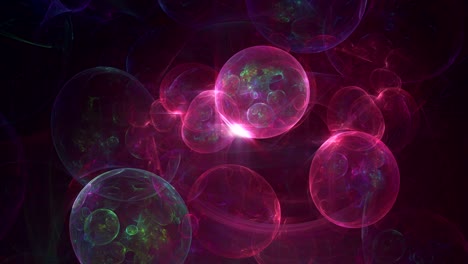 burbujas de fondo abstracto 4k